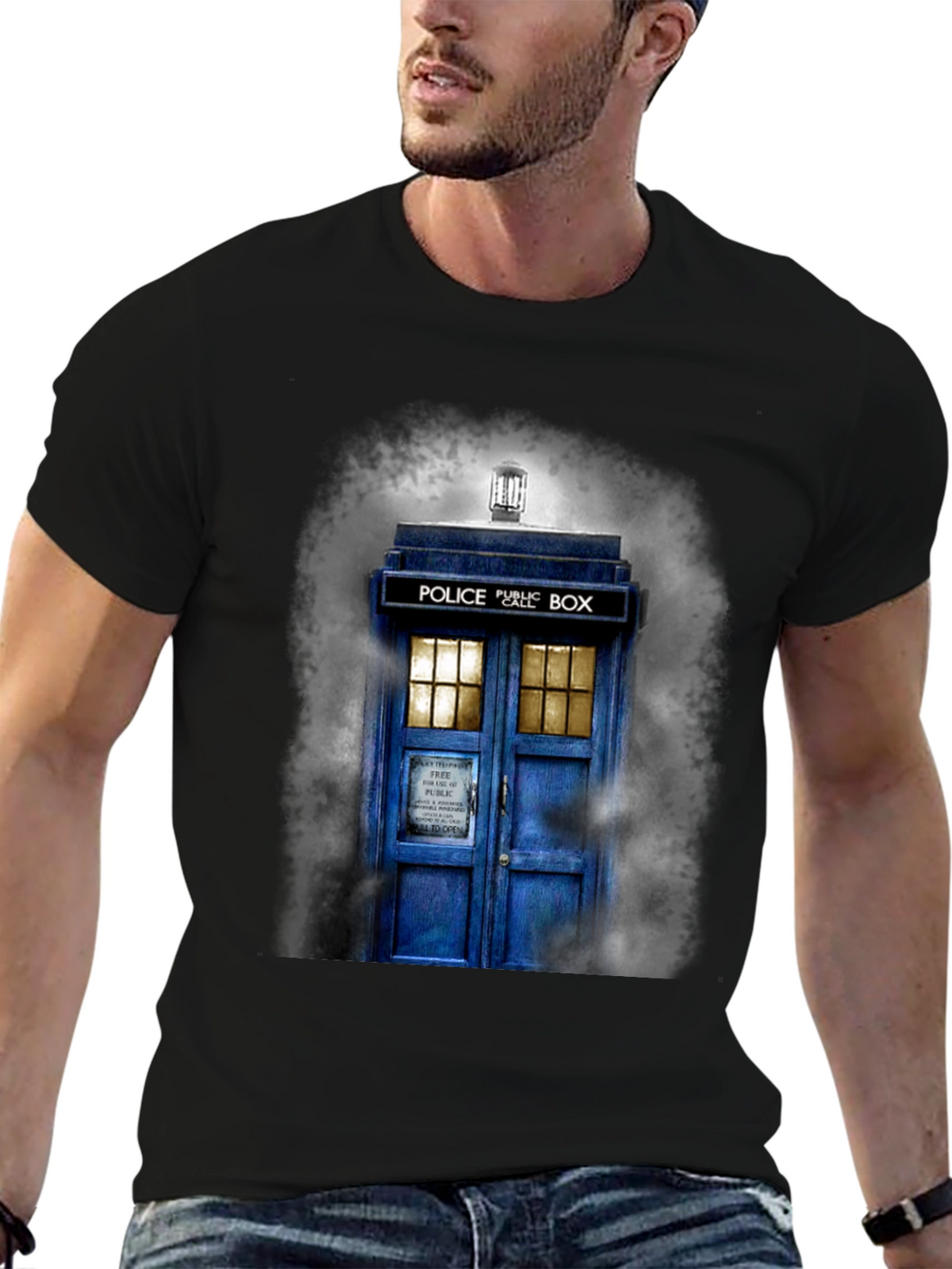 Dr. Who Tardis Graphic T-Shirt