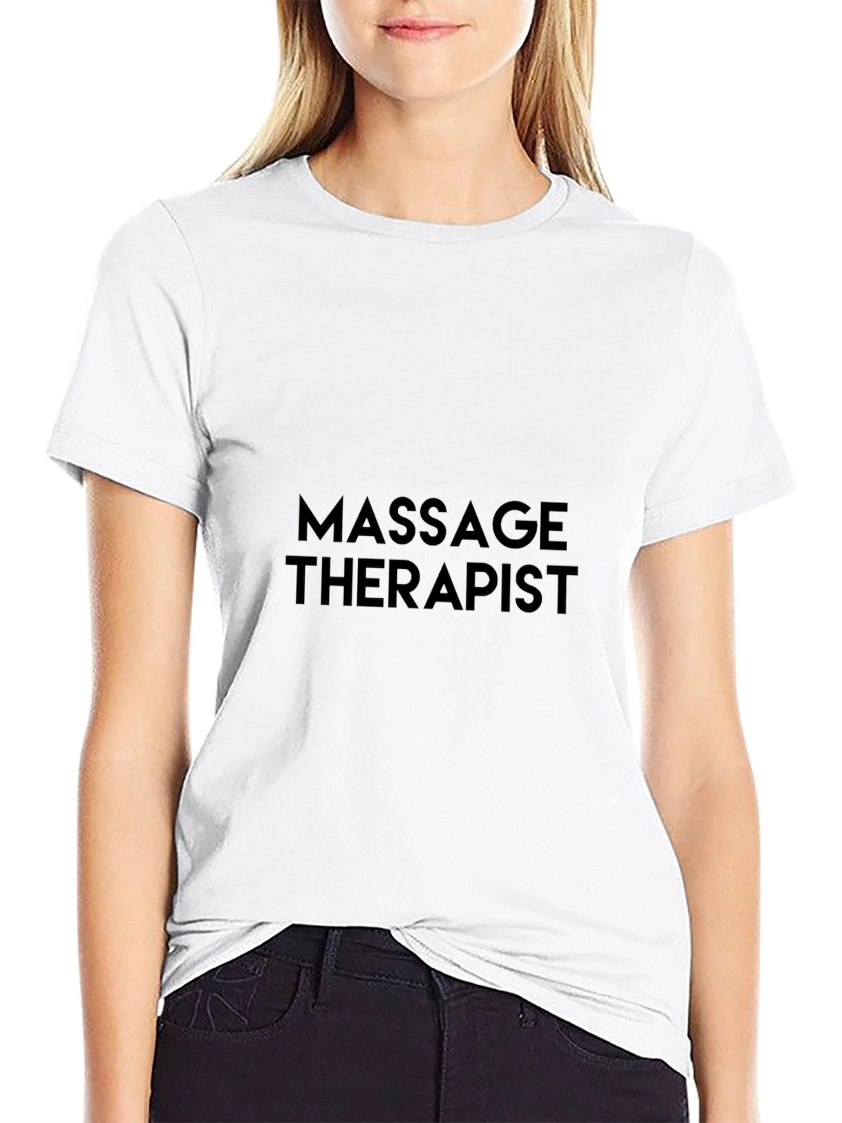 Massage Therapist Black T-Shirt