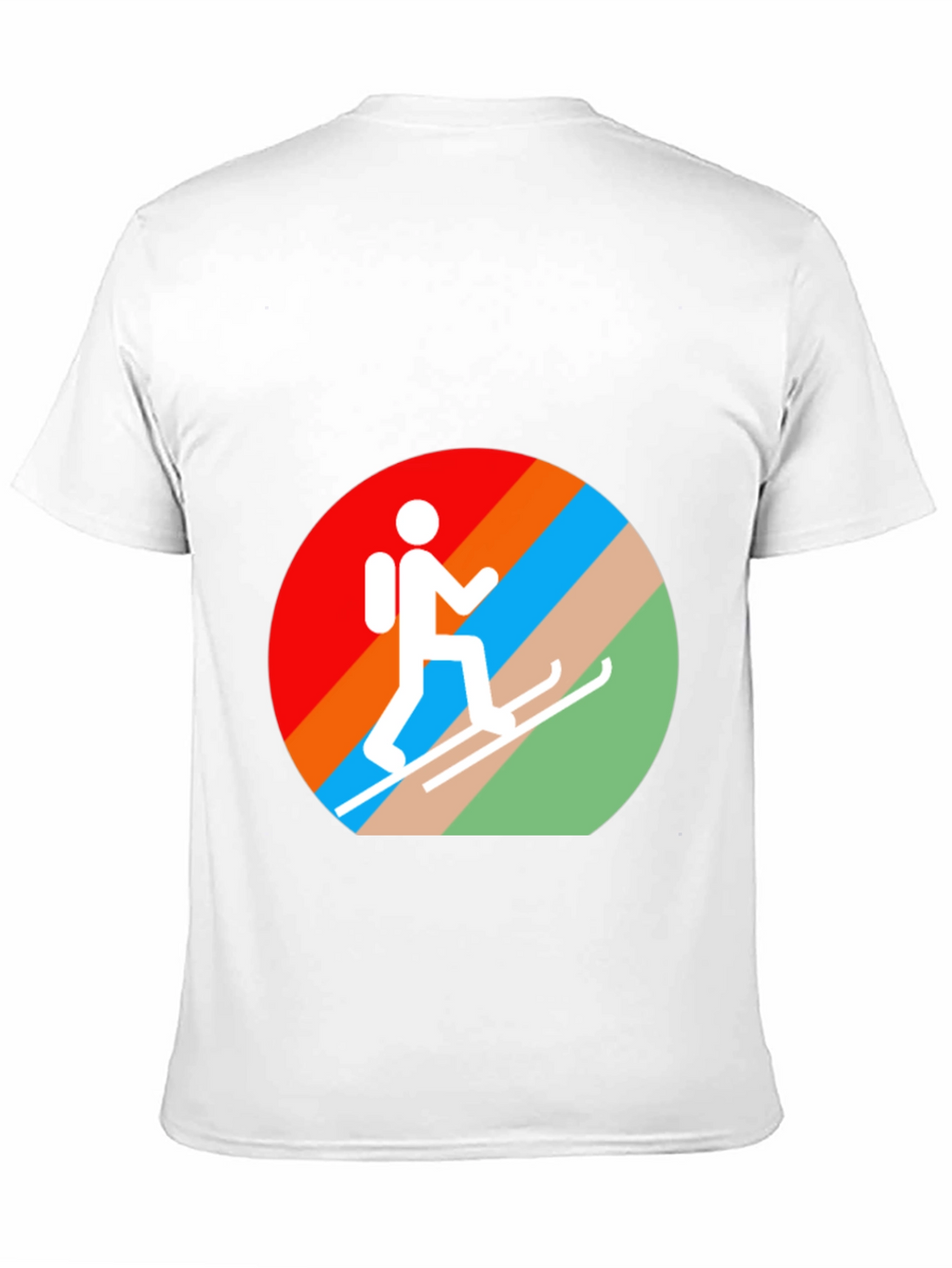 Ski Hiker Graphic Tee - Active Lifestyle Shirt