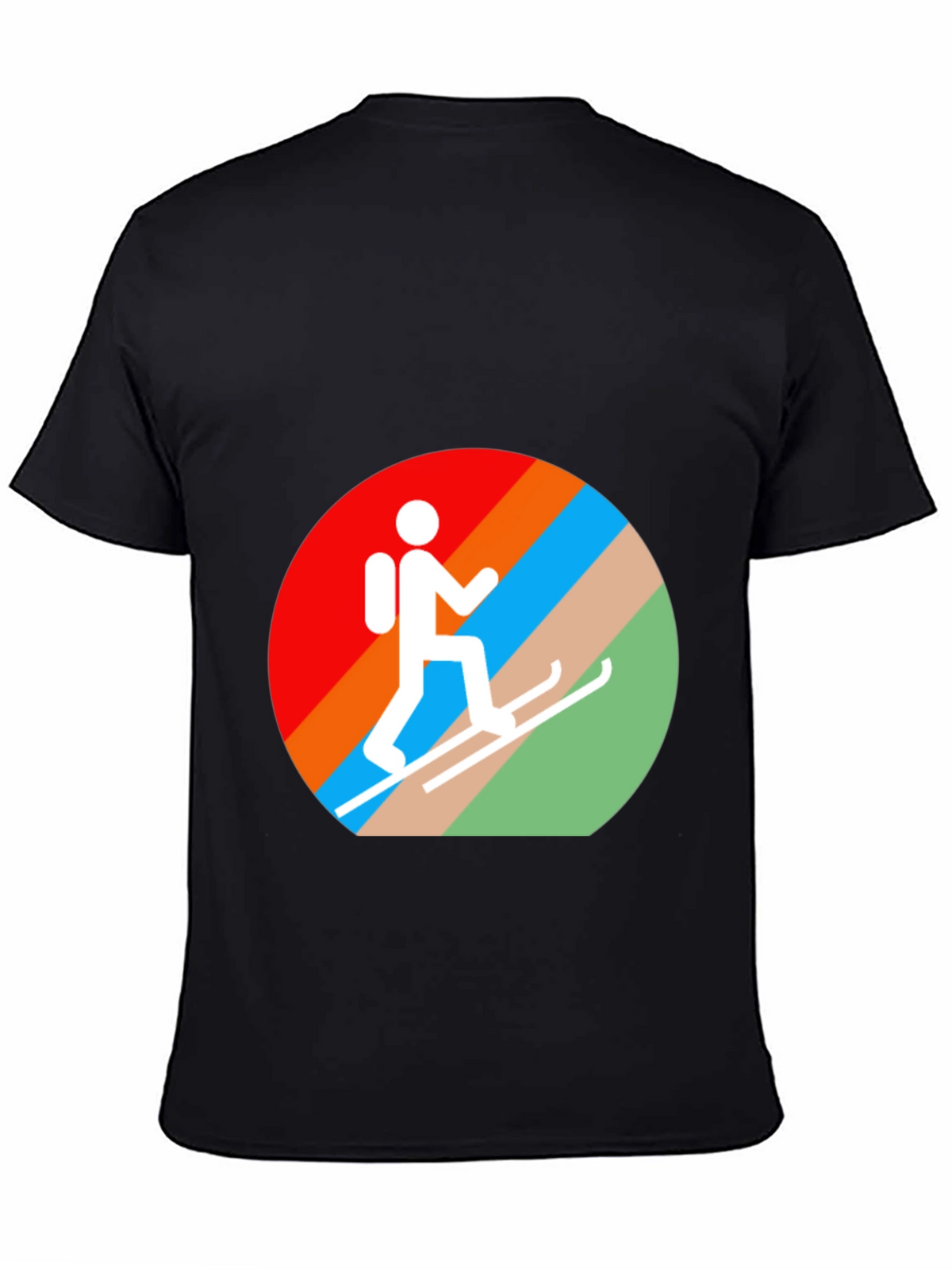 Ski Hiker Graphic Tee - Active Lifestyle Shirt