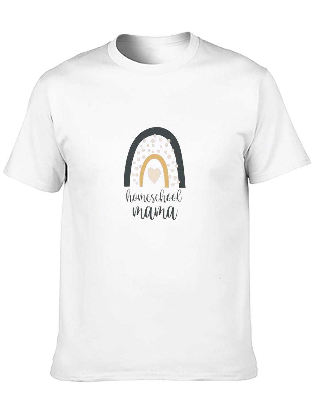 Homeschool Mama Rainbow Graphic Tee