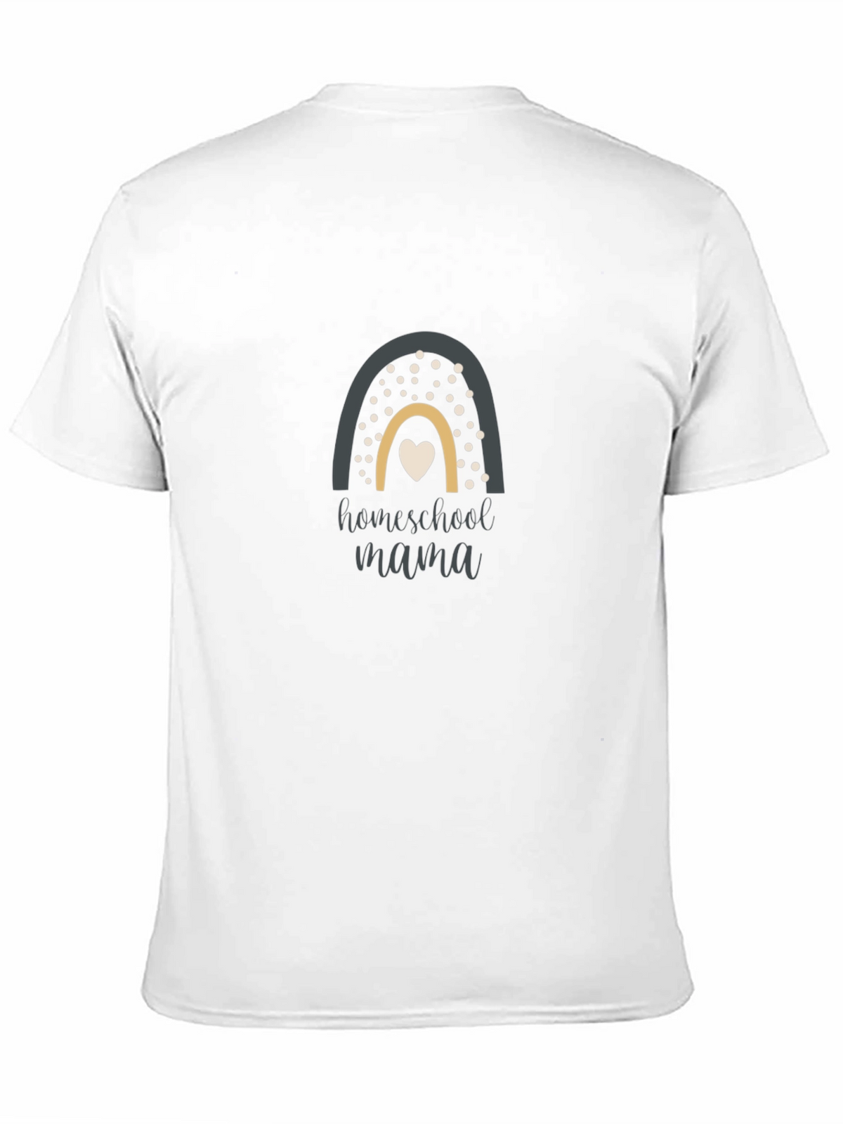 Homeschool Mama Rainbow Graphic Tee