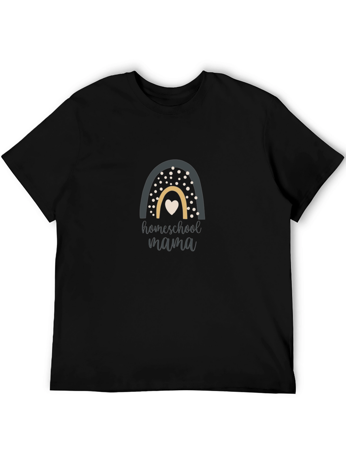 Homeschool Mama Rainbow Graphic Tee