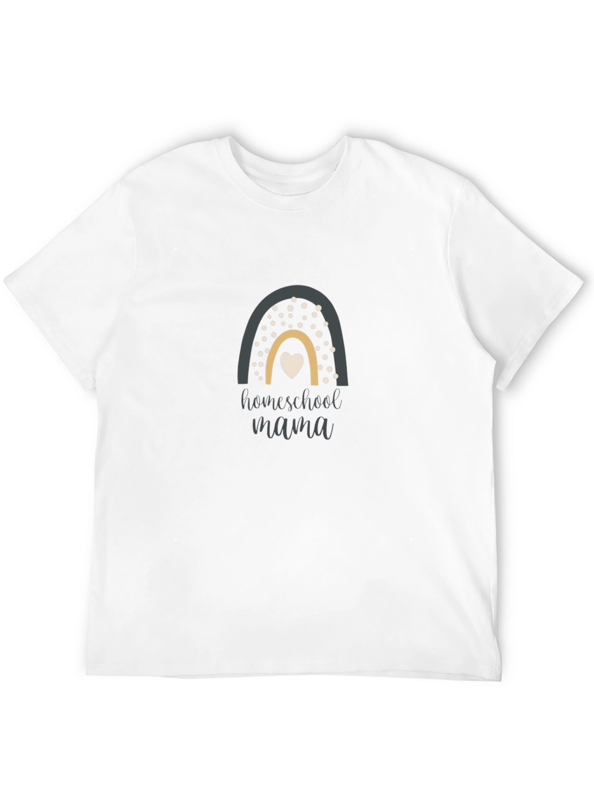 Homeschool Mama Rainbow Graphic Tee