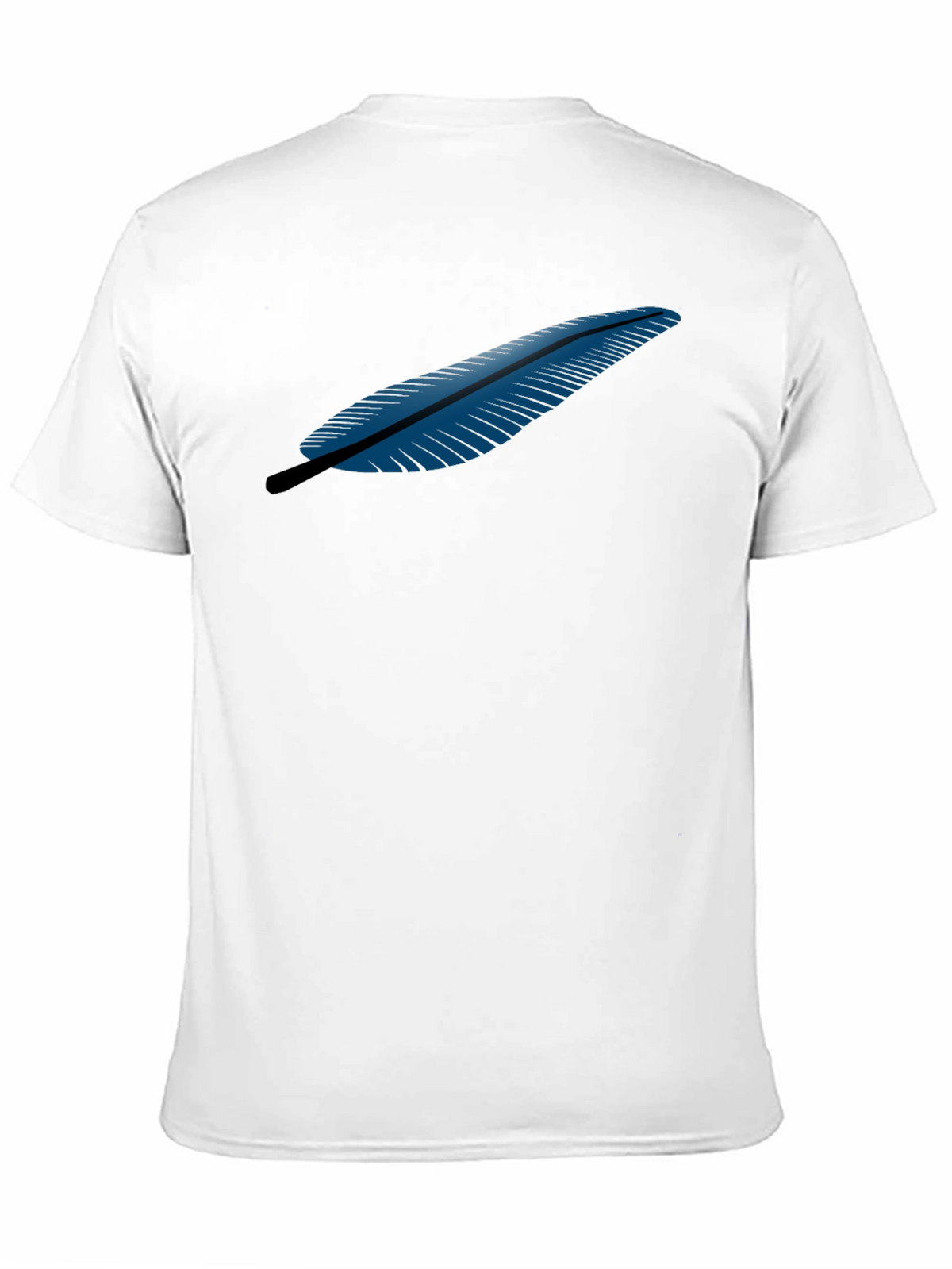 Feather Graphic Black T-Shirt