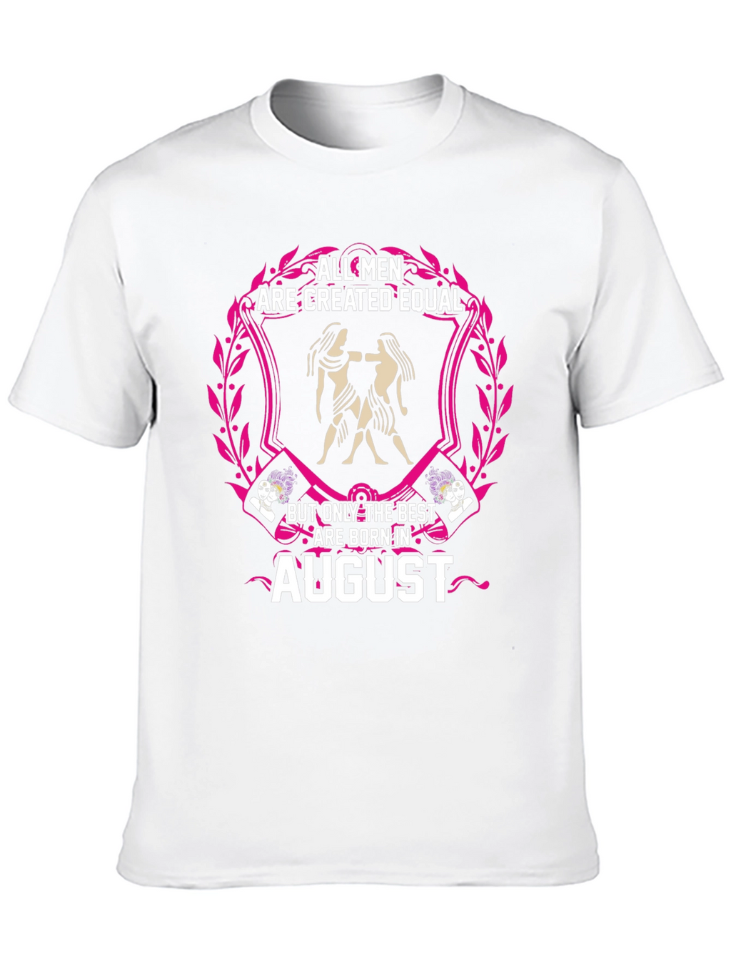 August Birthday Gemini Mens Graphic Tee