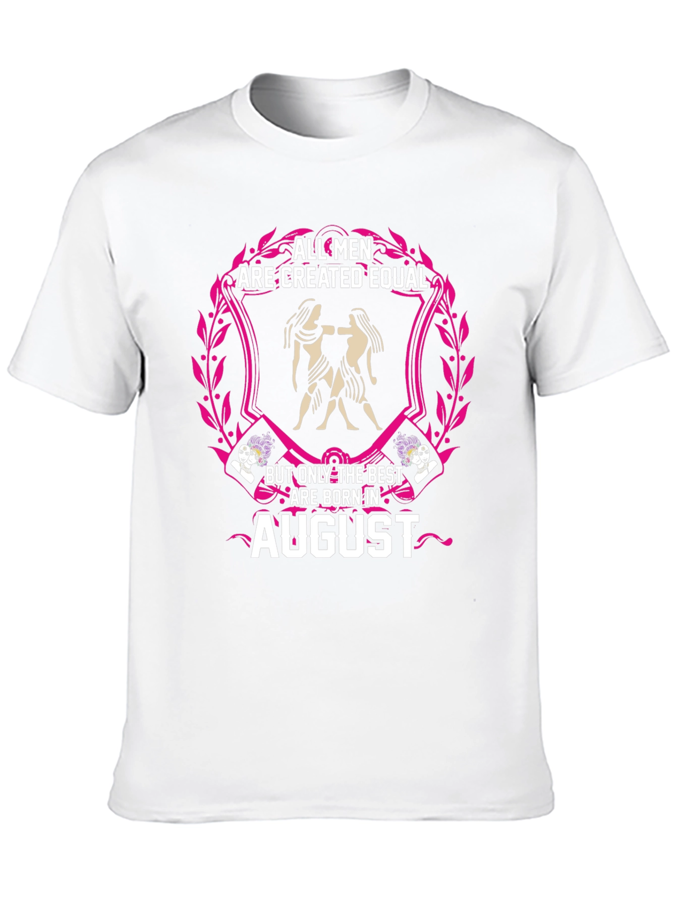 August Birthday Gemini Mens Graphic Tee