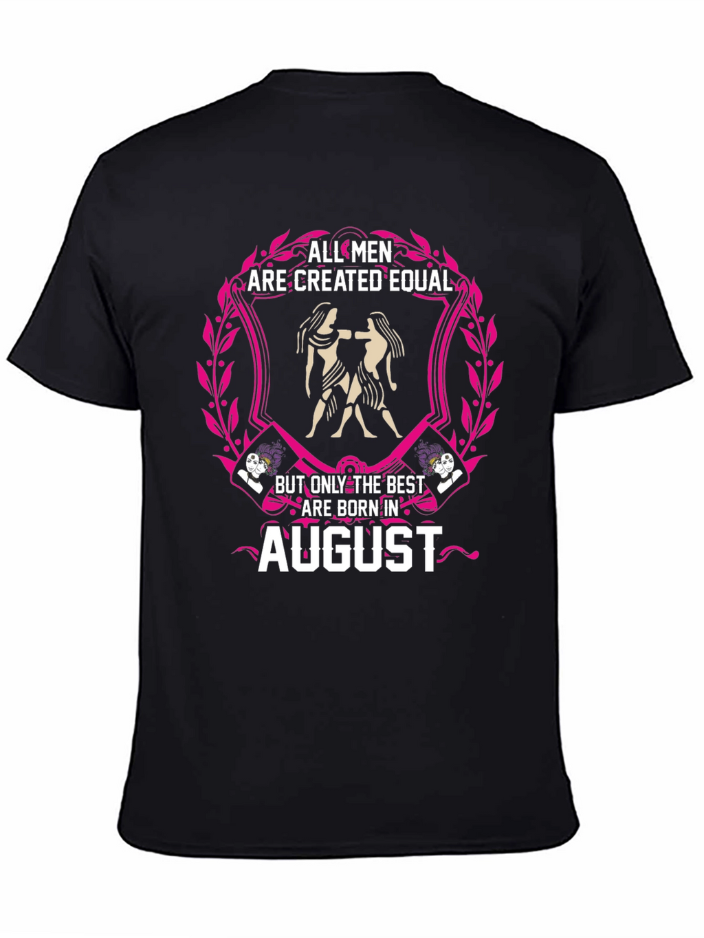 August Birthday Gemini Mens Graphic Tee