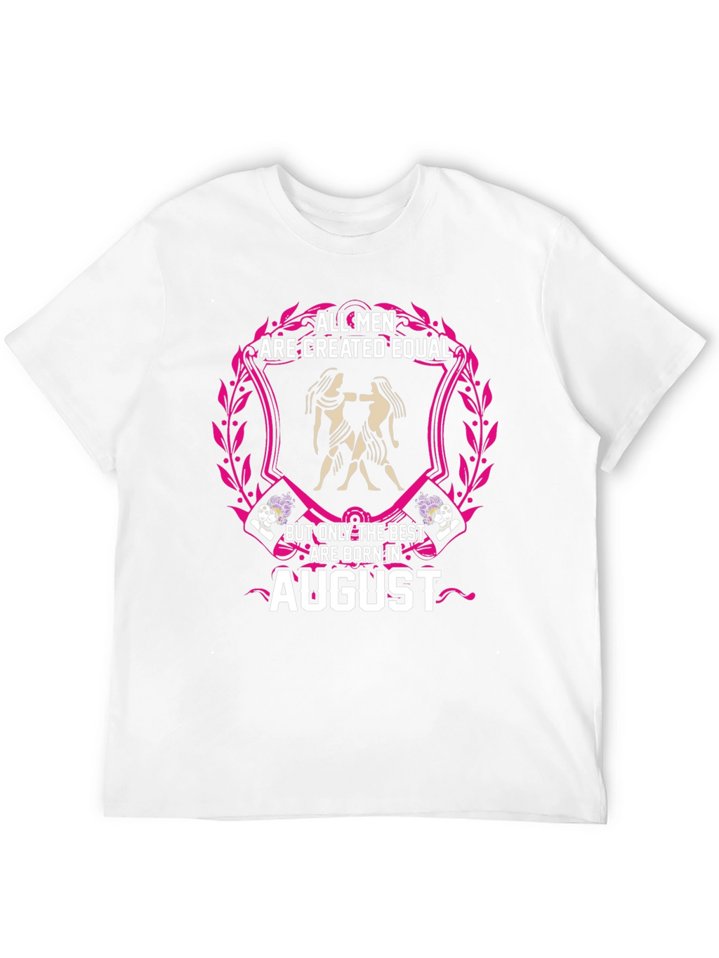 August Birthday Gemini Mens Graphic Tee