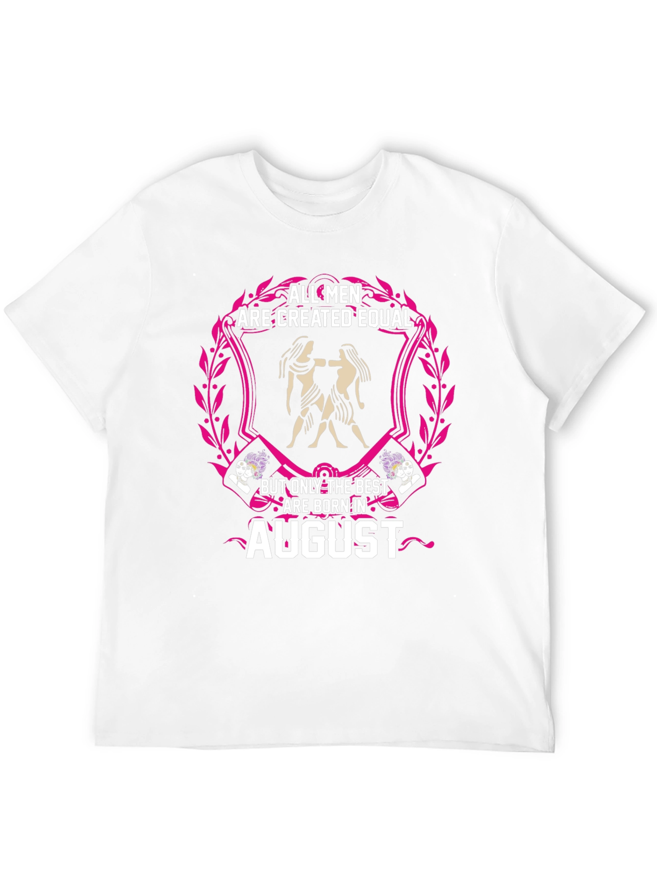 August Birthday Gemini Mens Graphic Tee