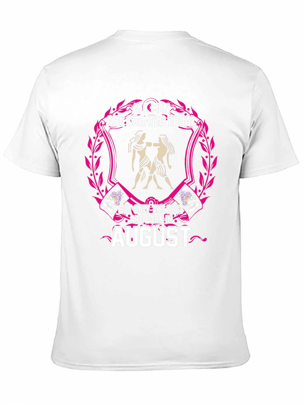 August Birthday Gemini Mens Graphic Tee