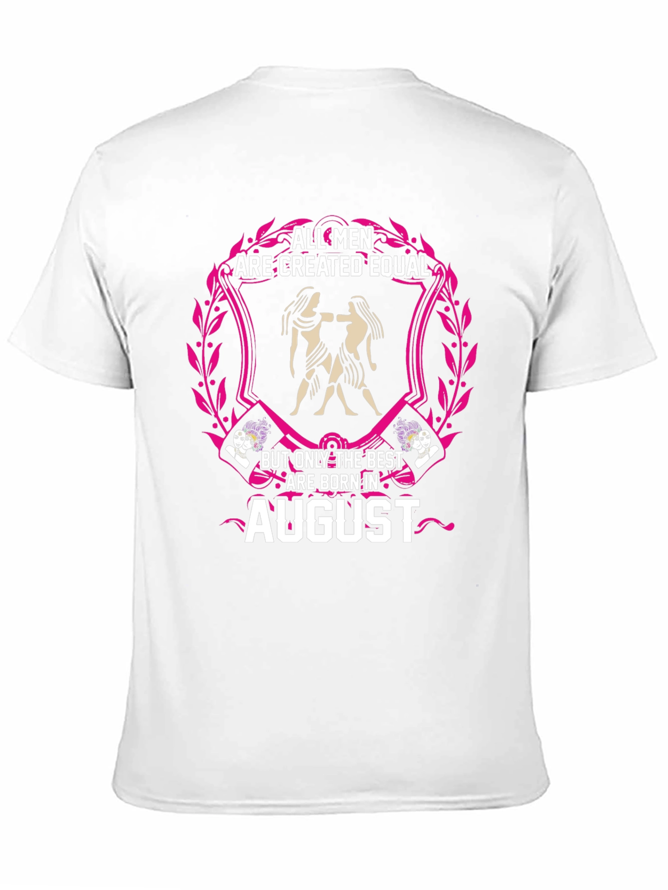 August Birthday Gemini Mens Graphic Tee