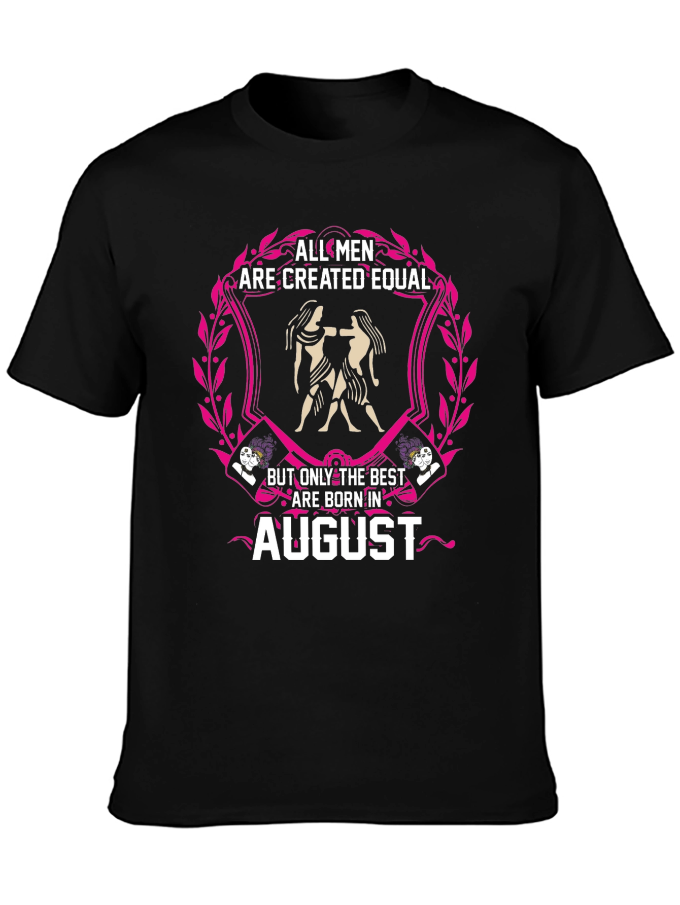 August Birthday Gemini Mens Graphic Tee
