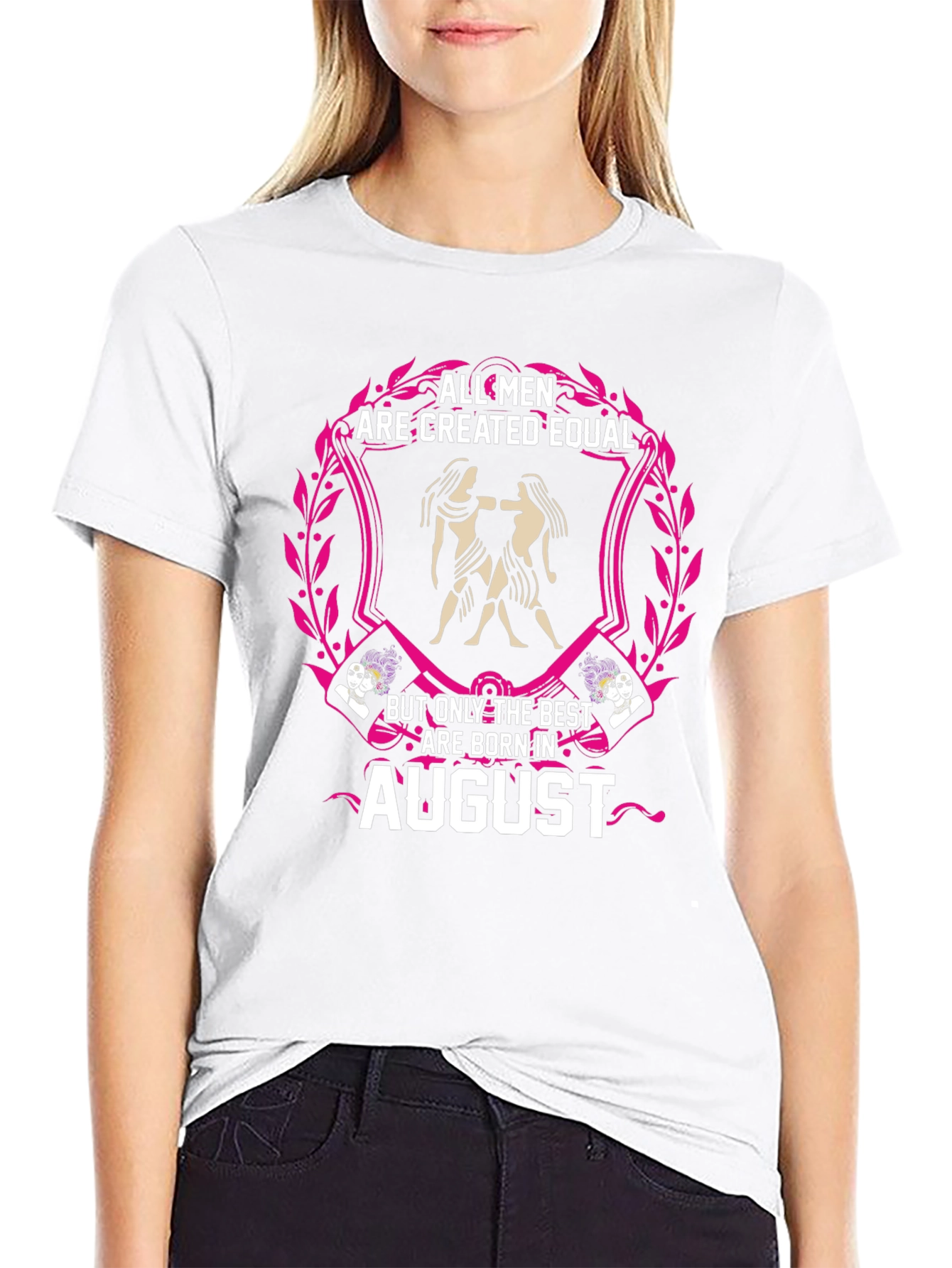 August Birthday Gemini Mens Graphic Tee