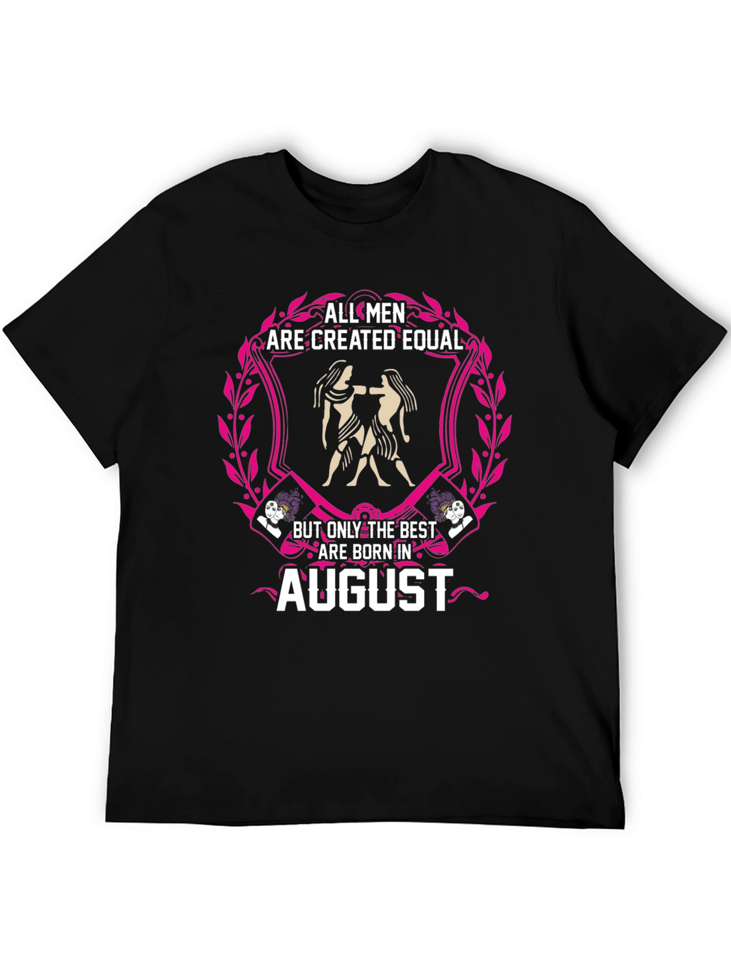August Birthday Gemini Mens Graphic Tee