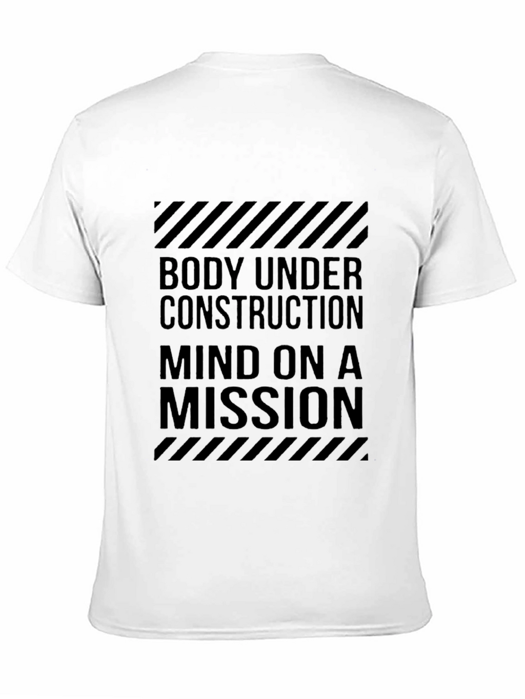 Body Under Construction Black Graphic Tee