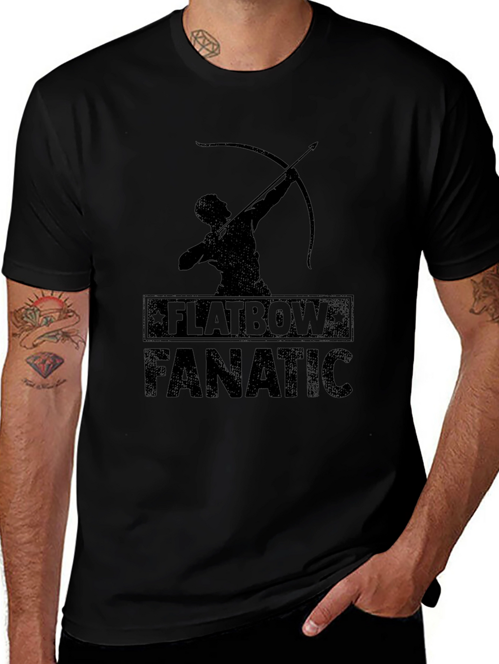 Flatbow Fanatic Black T-Shirt
