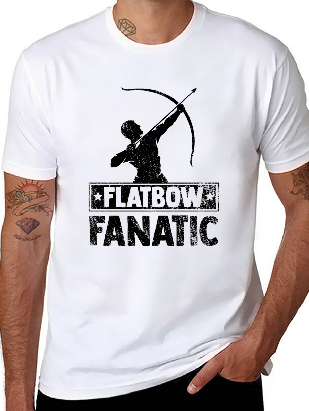 Flatbow Fanatic Black T-Shirt