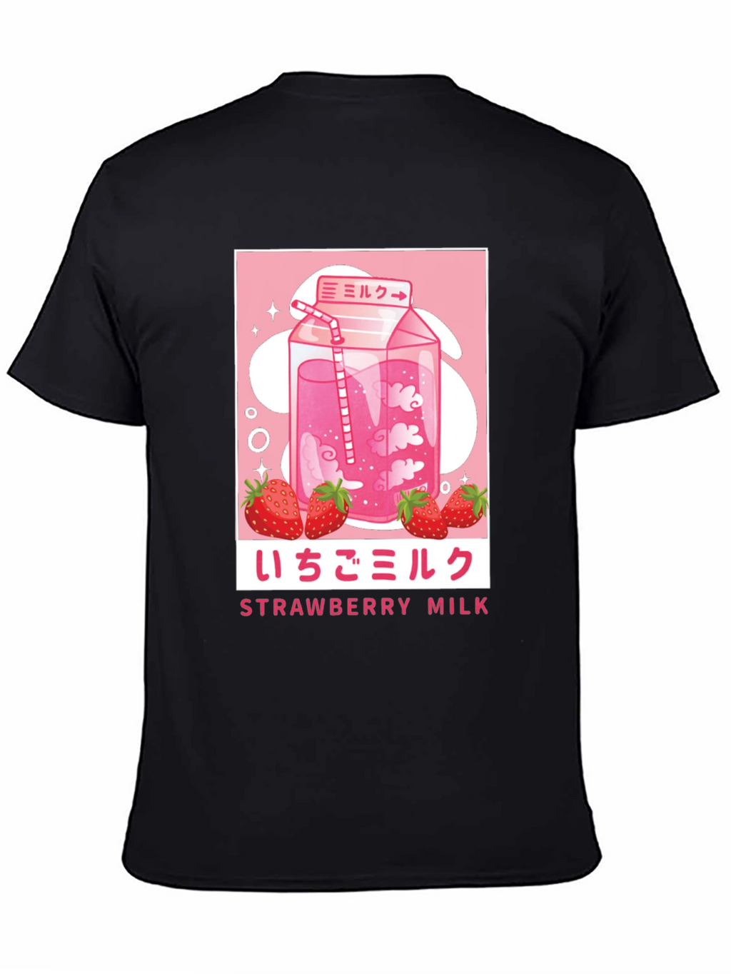 Strawberry Milk Graphic Tee - Anime Inspired