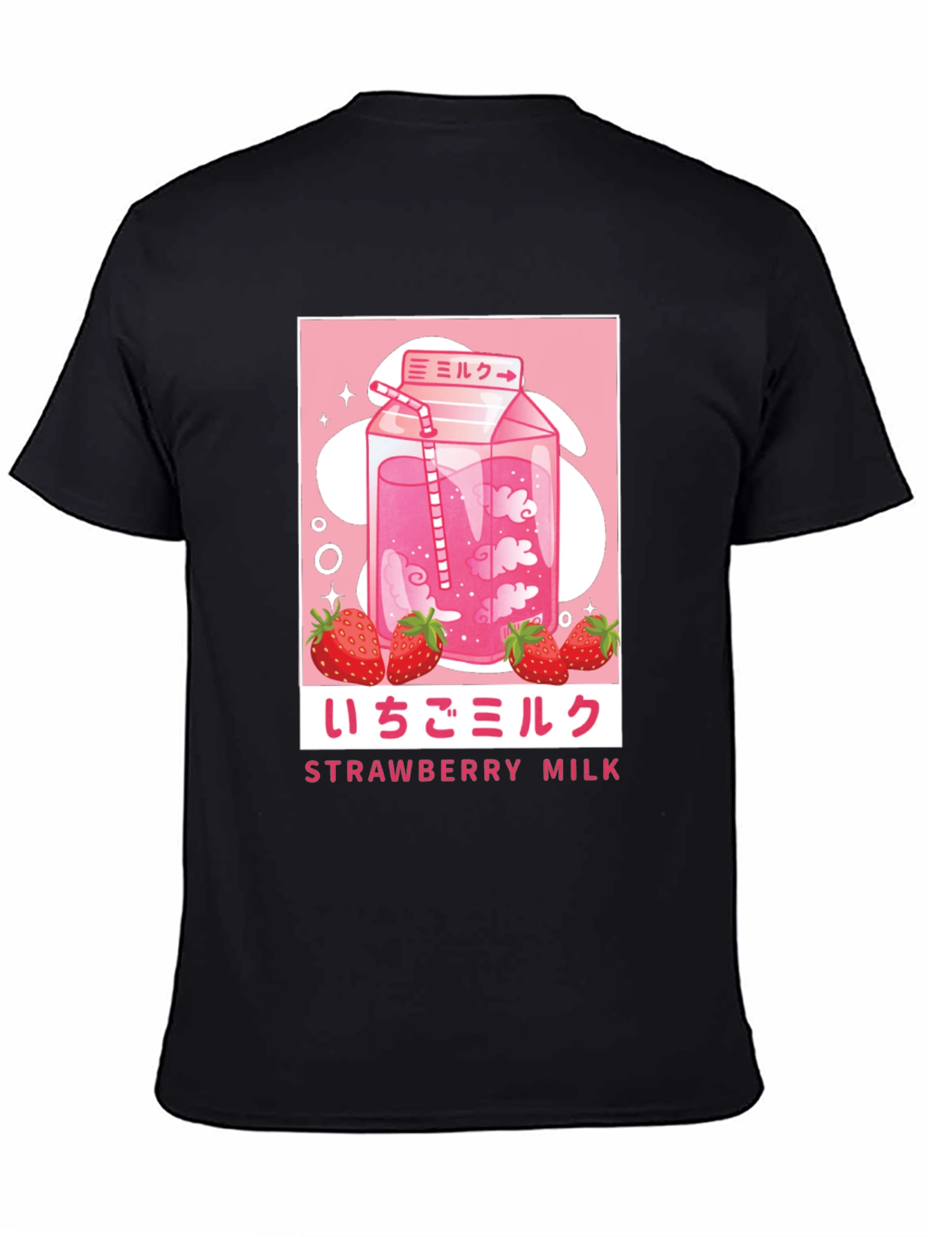 Strawberry Milk Graphic Tee - Anime Inspired