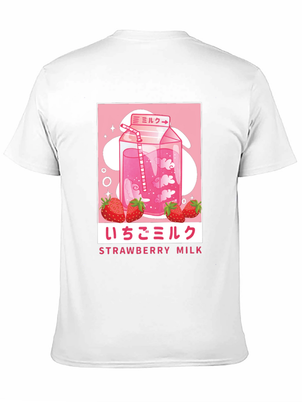 Strawberry Milk Graphic Tee - Anime Inspired