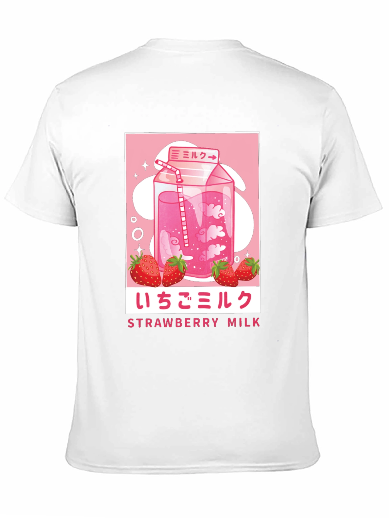 Strawberry Milk Graphic Tee - Anime Inspired