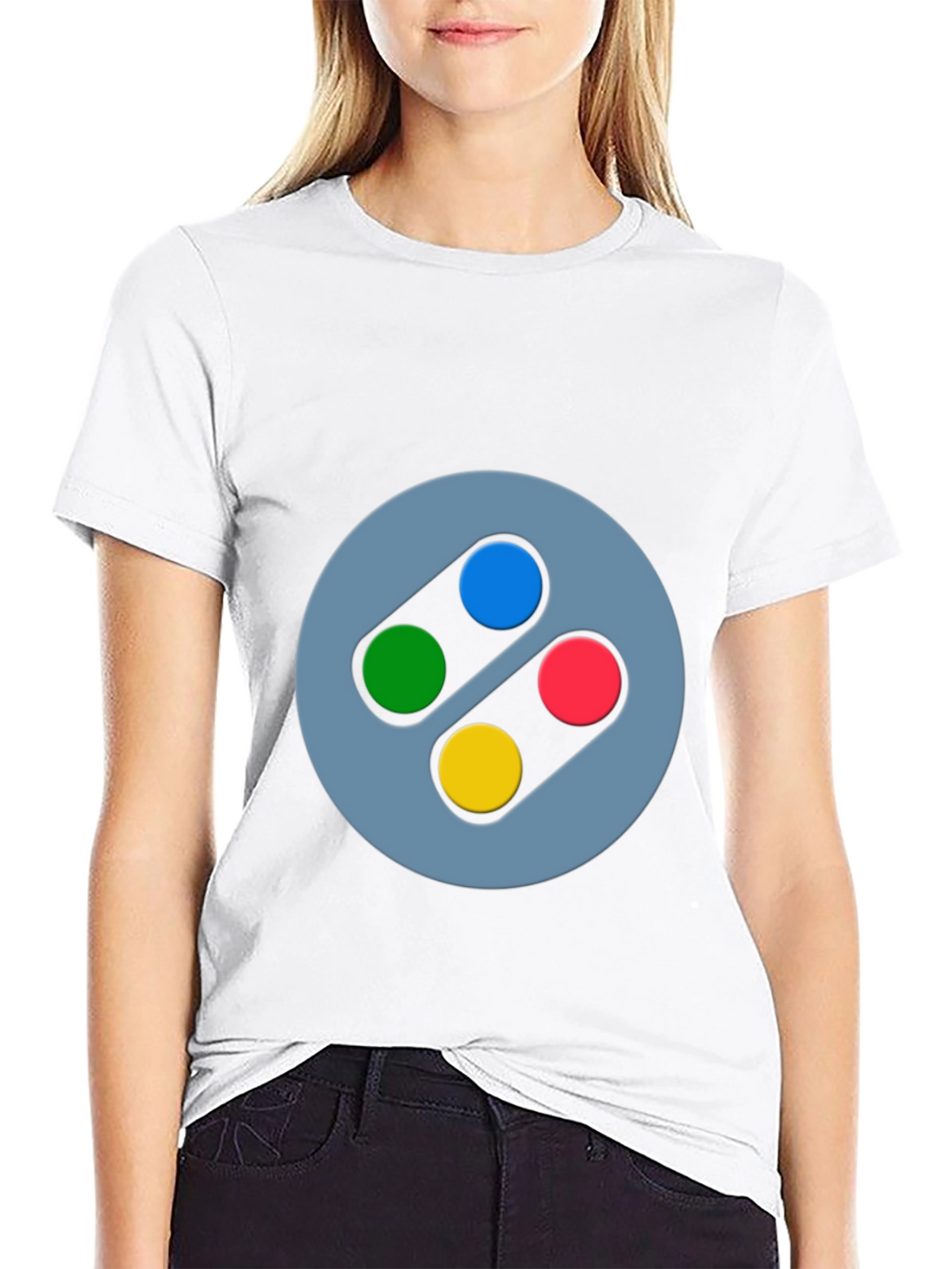 Retro Gaming T-Shirt - SNES Controller Inspired Design
