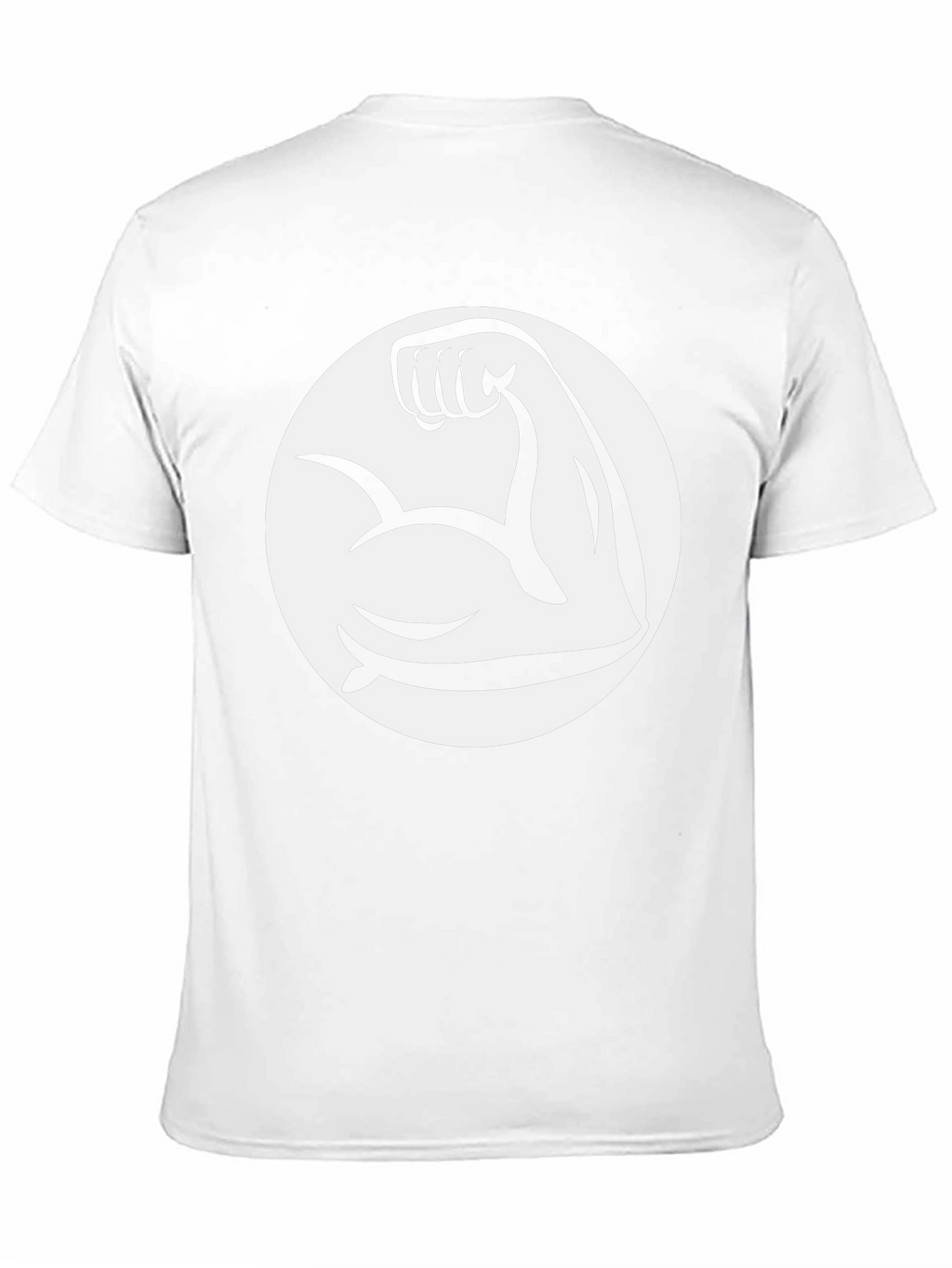 Black Muscle Arm Graphic Tee