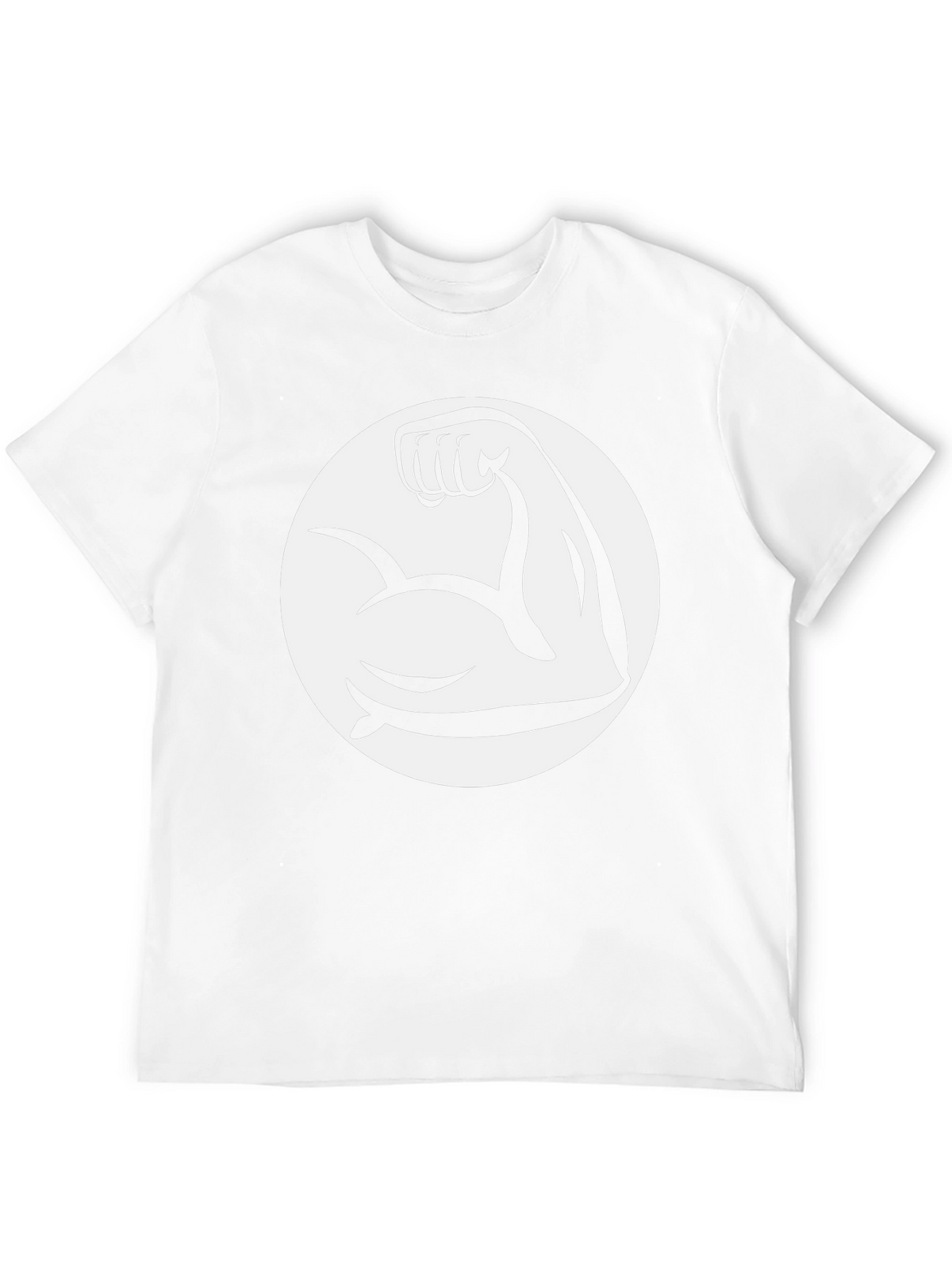 Black Muscle Arm Graphic Tee
