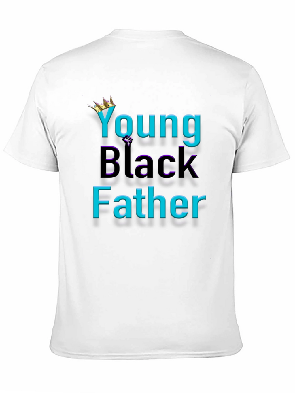 Young Black Father Graphic Tee