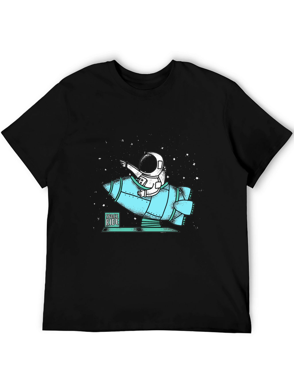 Space Ride Astronaut T-Shirt - Cool Graphic Tee