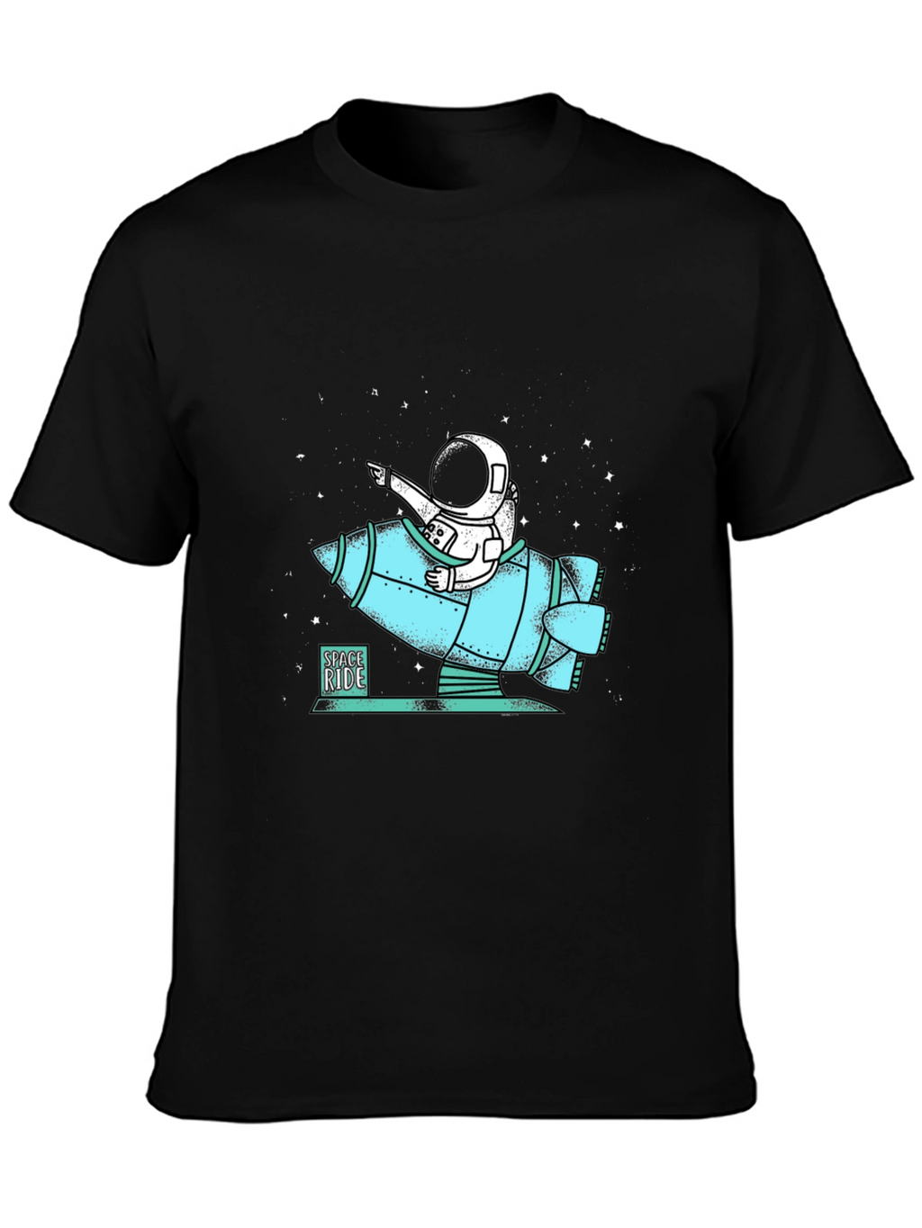 Space Ride Astronaut T-Shirt - Cool Graphic Tee