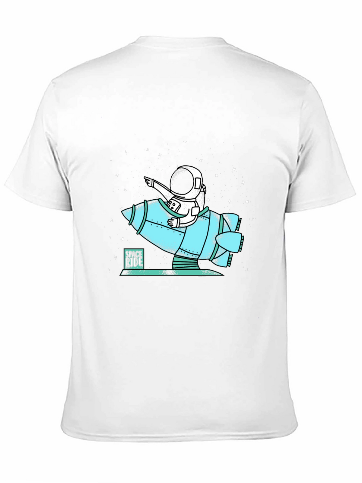 Space Ride Astronaut T-Shirt - Cool Graphic Tee