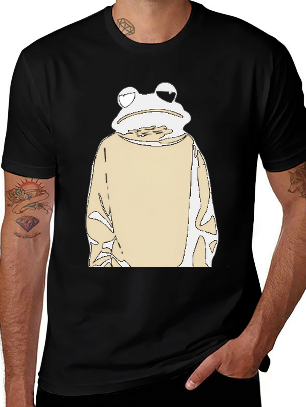 Frog Wearing Clothes T-Shirt - Unique Design