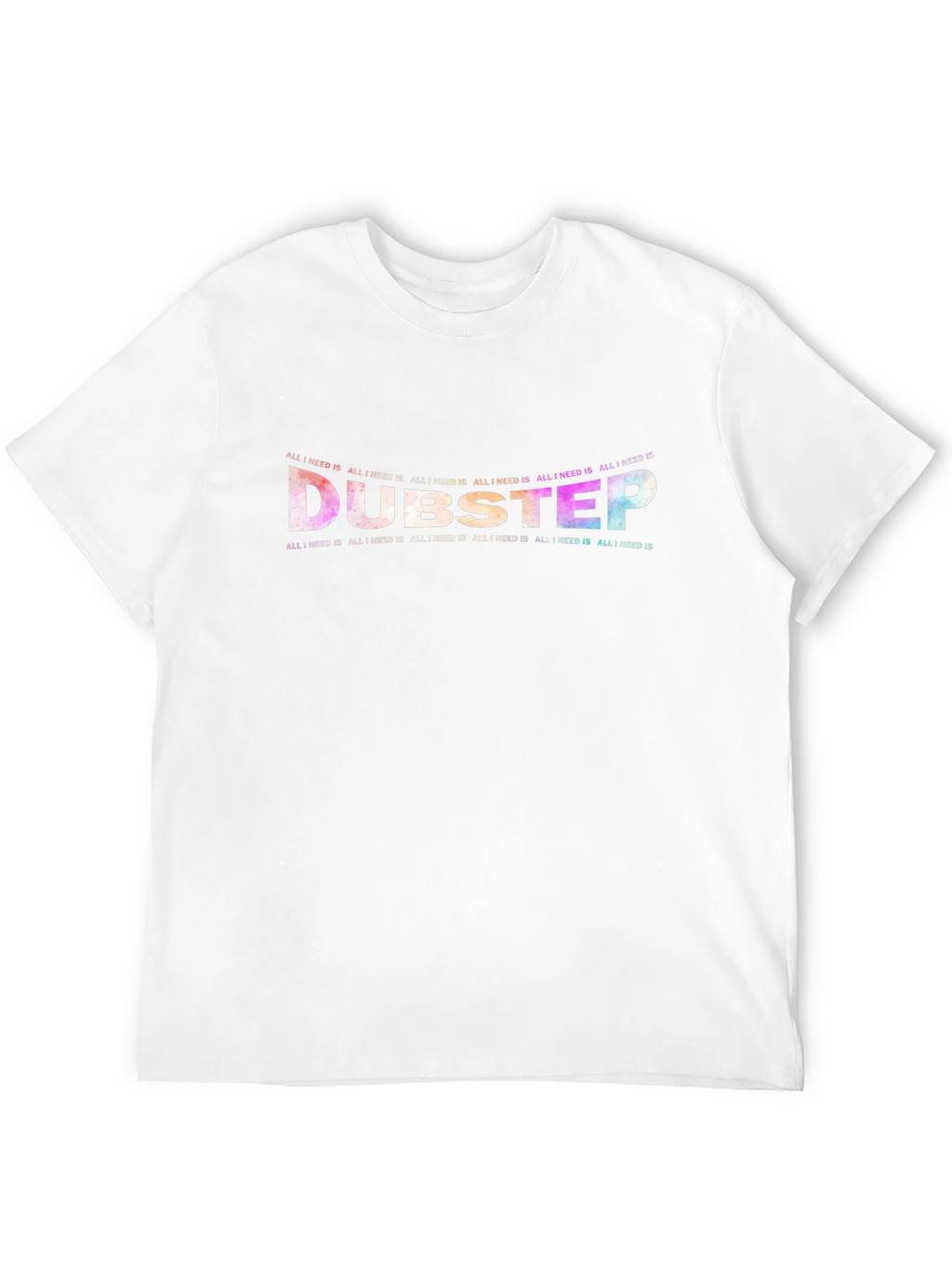 Dubstep Graphic Print Black T-Shirt