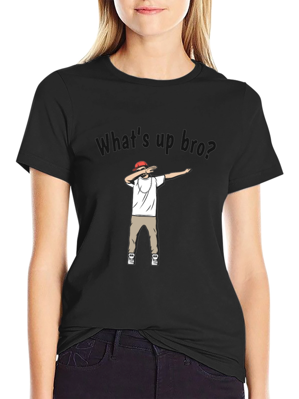 Dabbing Hip Hop Graphic Tee - Cool & Trendy!