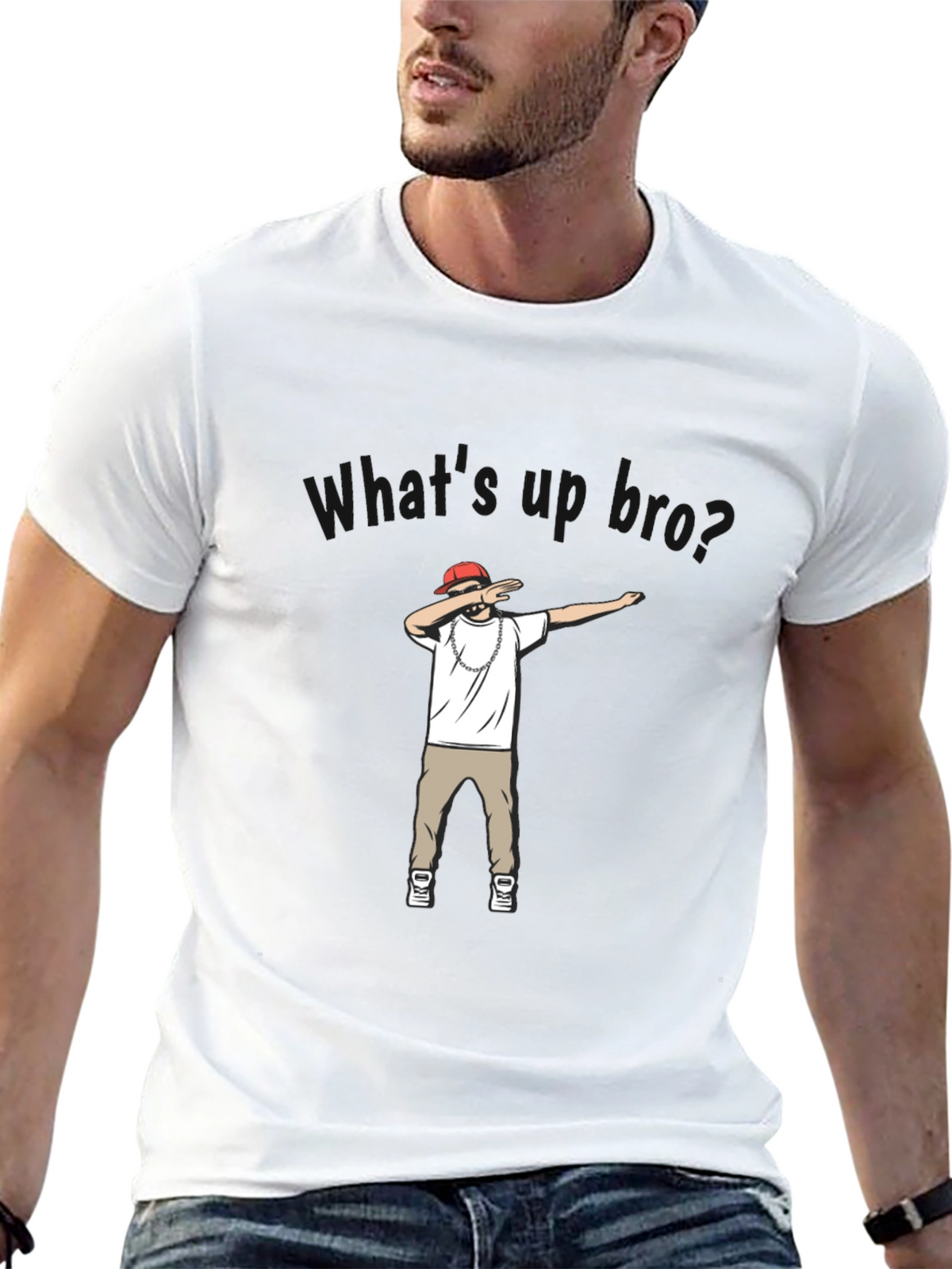 Dabbing Hip Hop Graphic Tee - Cool & Trendy!