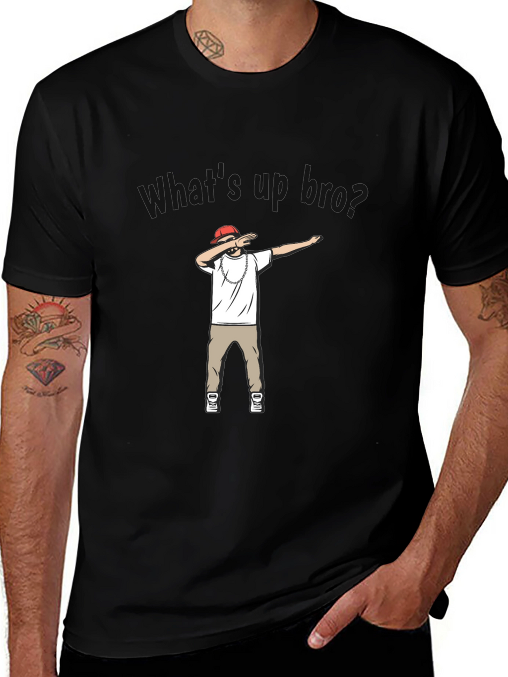 Dabbing Hip Hop Graphic Tee - Cool & Trendy!