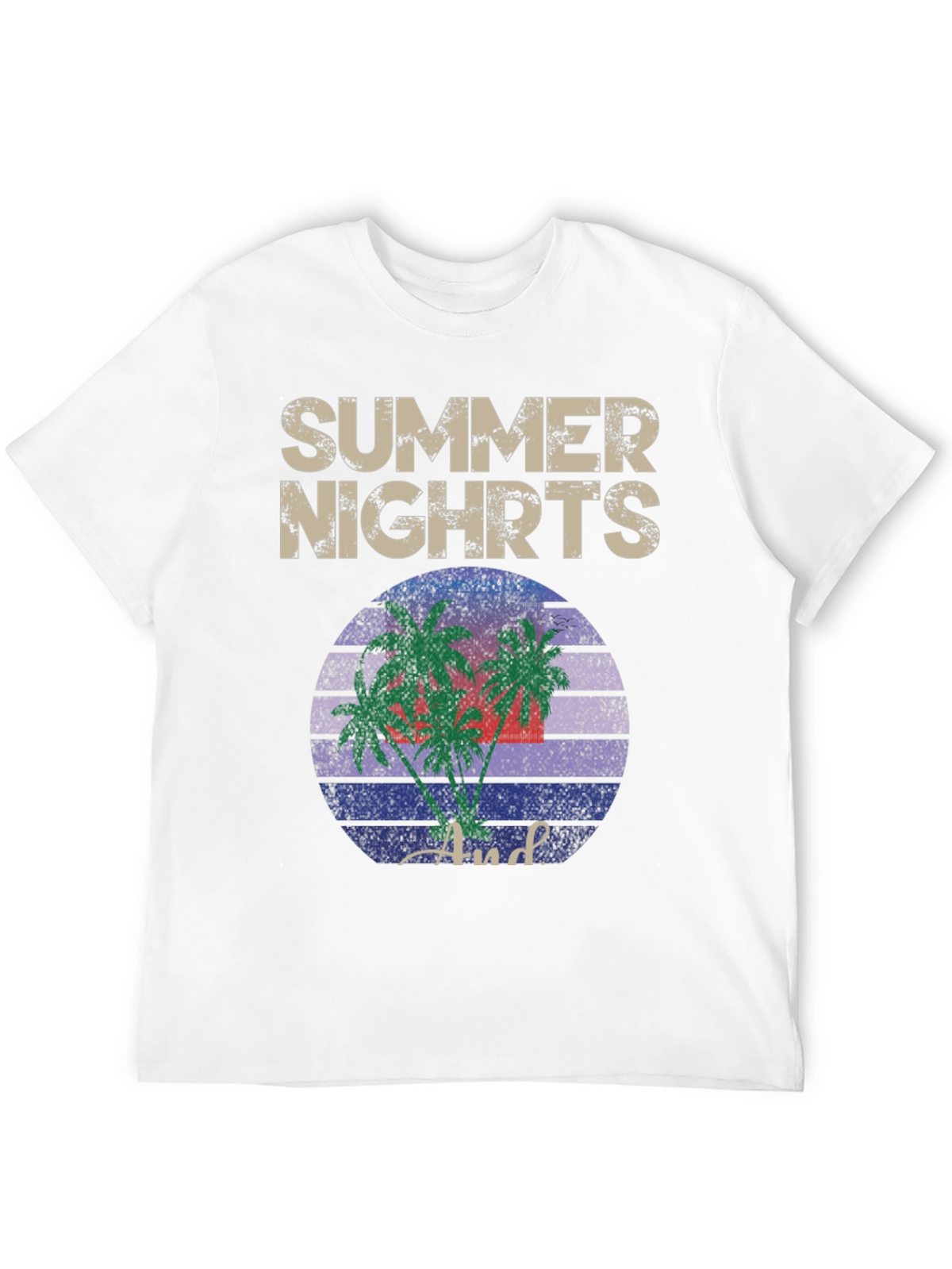 Summer Nights Palm Tee