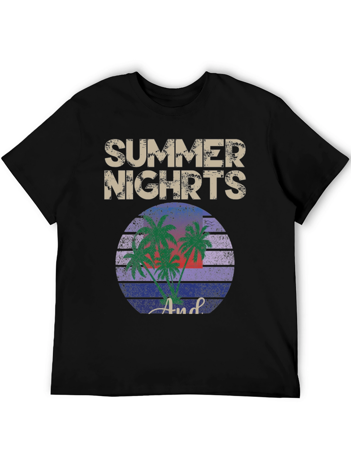 Summer Nights Palm Tee