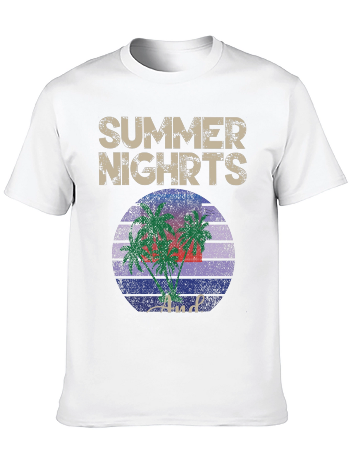 Summer Nights Palm Tee