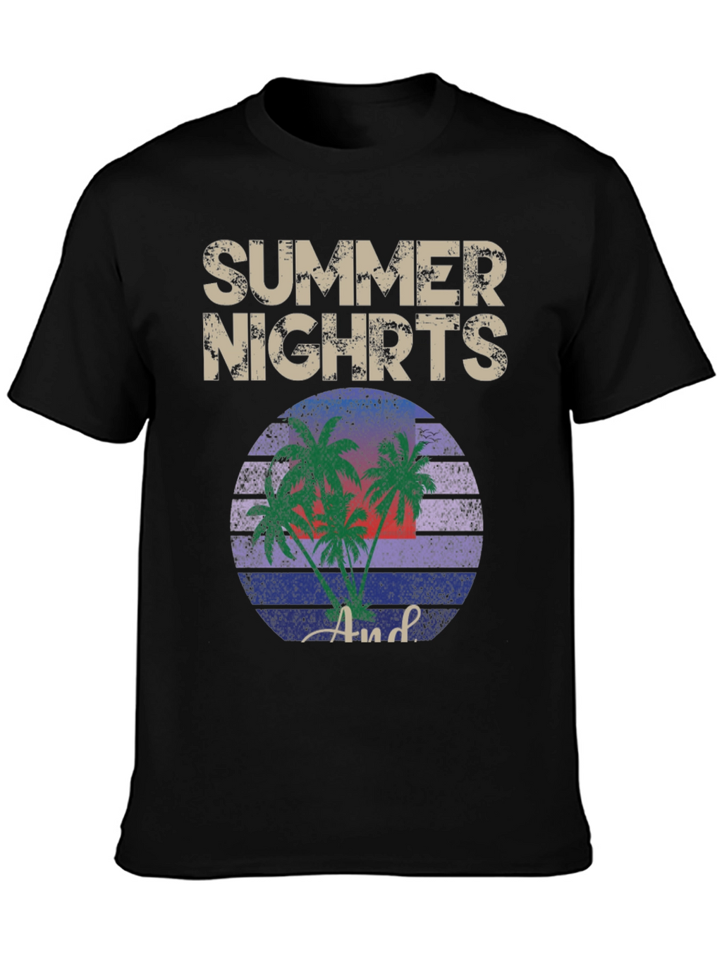 Summer Nights Palm Tee