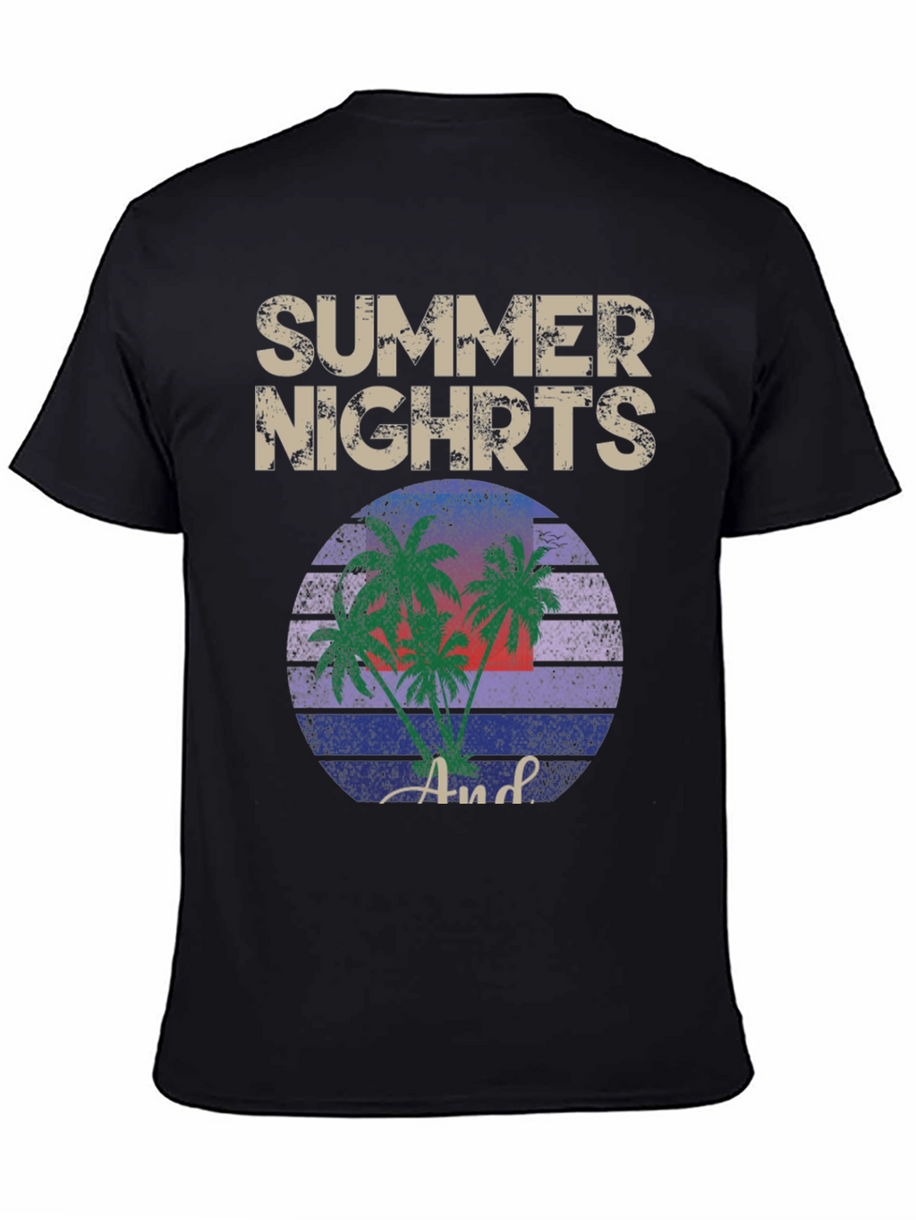 Summer Nights Palm Tee