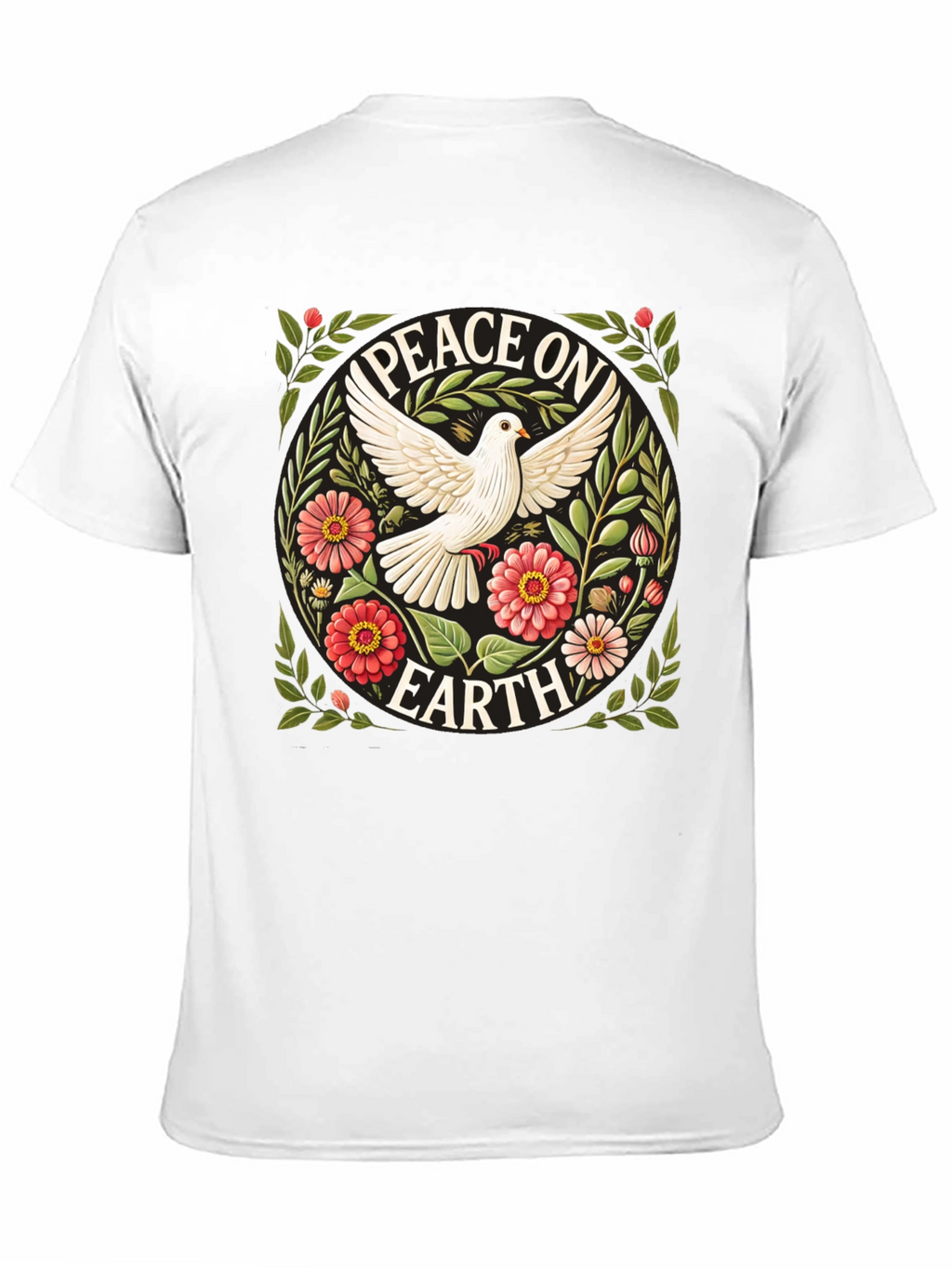 Peace on Earth Dove Graphic T-Shirt