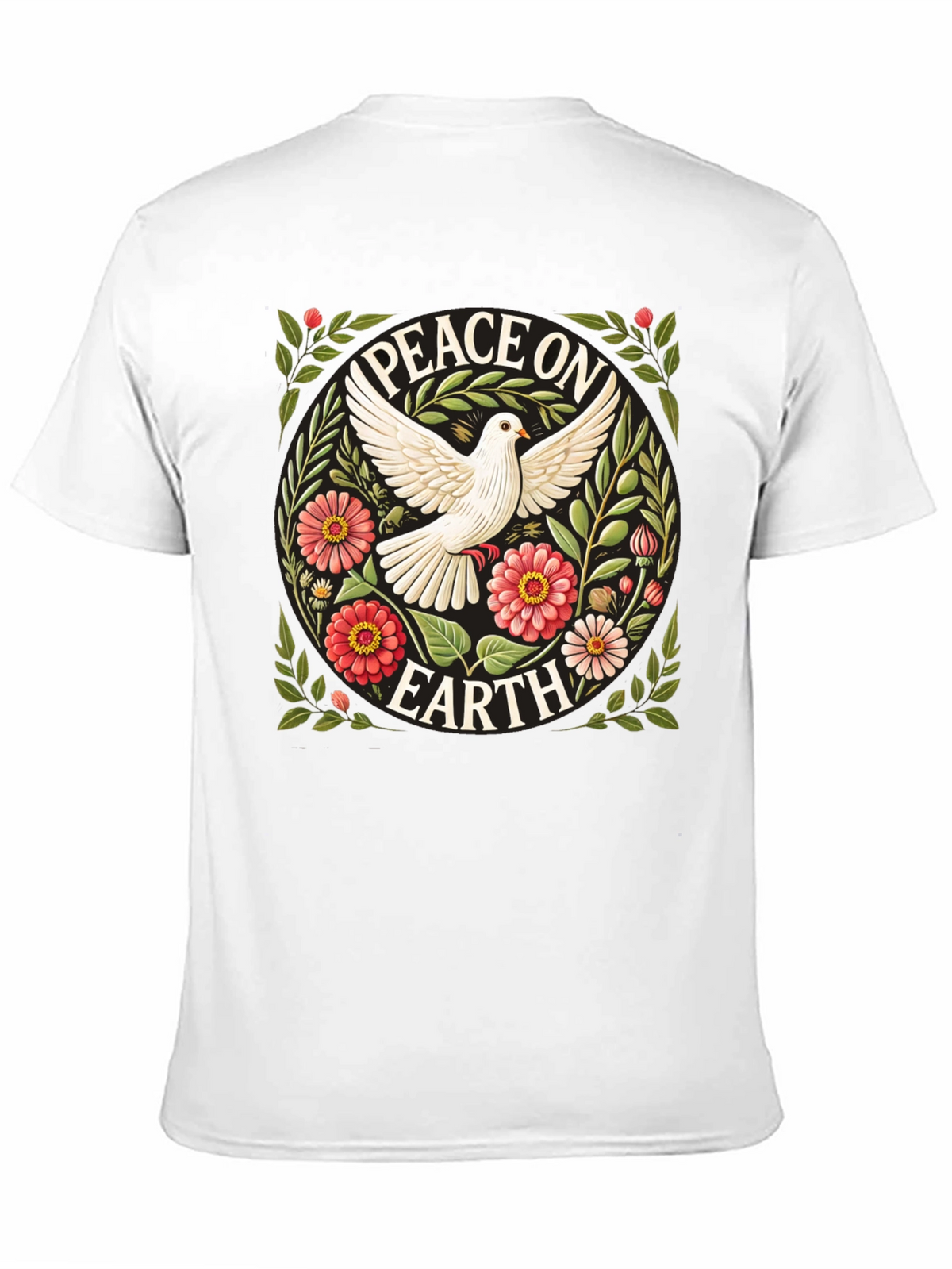 Peace on Earth Dove Graphic T-Shirt