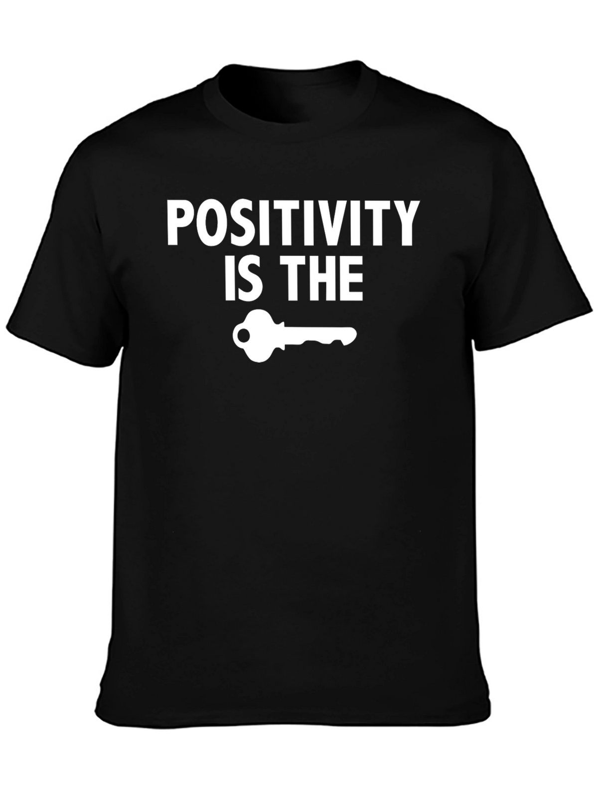 Positivity Key T-Shirt - Motivational Graphic Tee