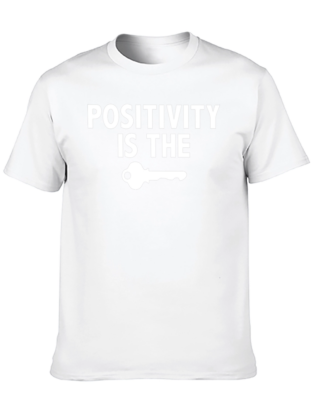 Positivity Key T-Shirt - Motivational Graphic Tee