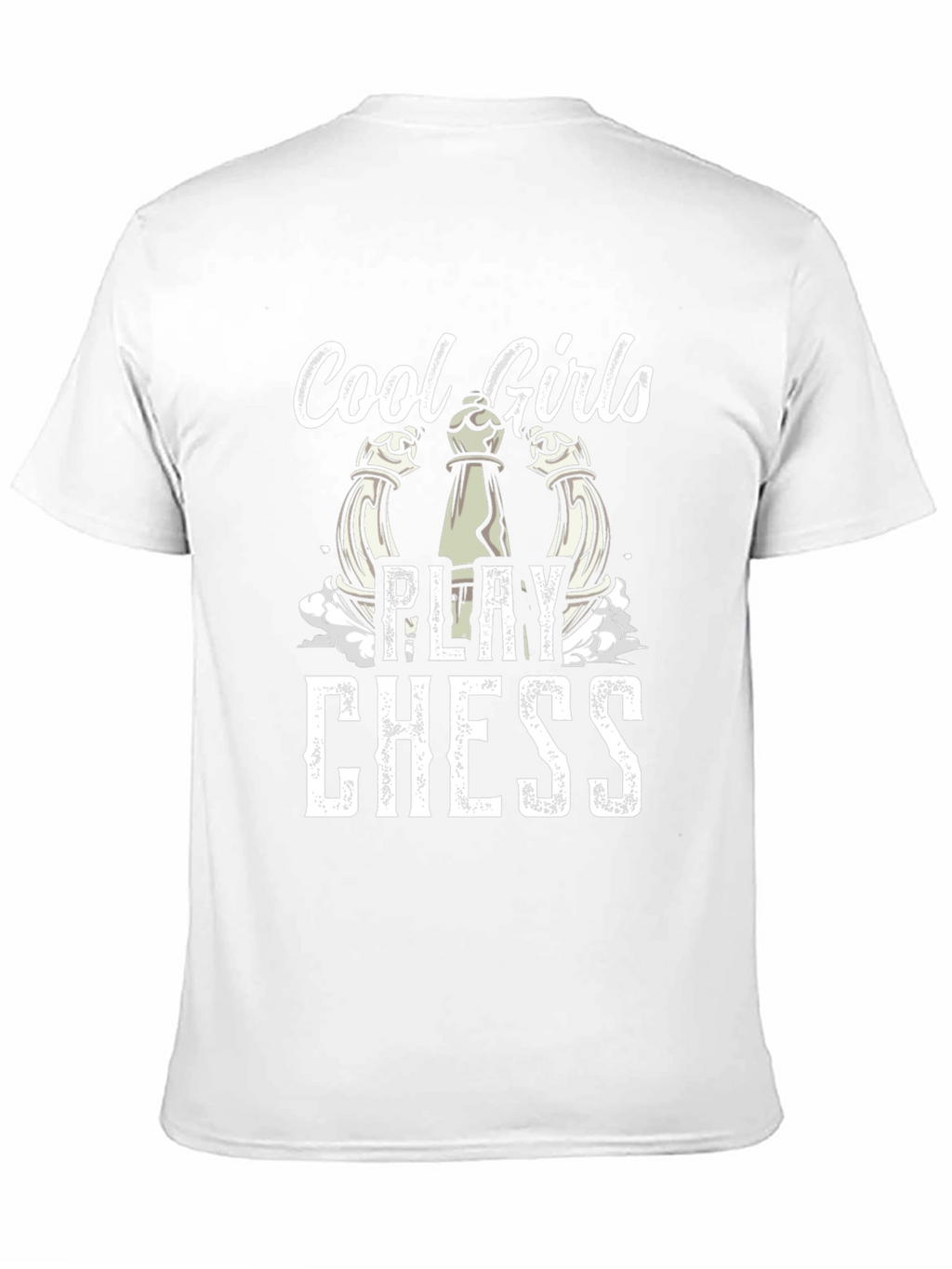 Cool Girls Play Chess T-Shirt - Black Cotton Tee