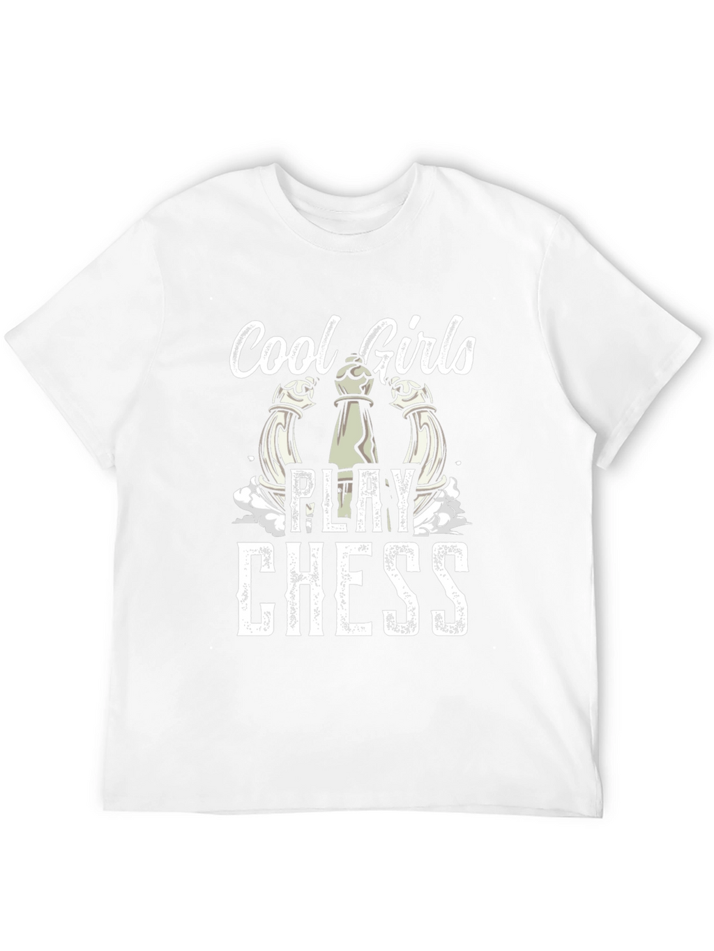 Cool Girls Play Chess T-Shirt - Black Cotton Tee