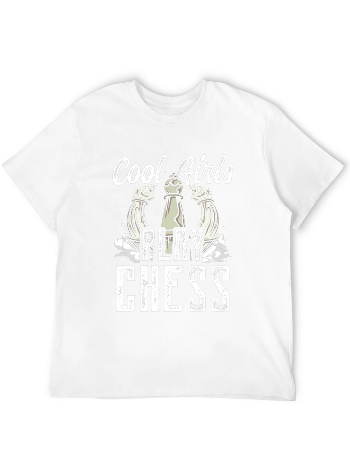 Cool Girls Play Chess T-Shirt - Black Cotton Tee